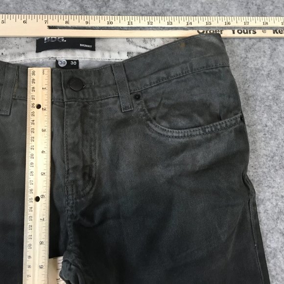 Urban Outfitters BDG Jeans 30x30 Mens Skinny Distressed Faded Black Made USA - Picture 7 of 14